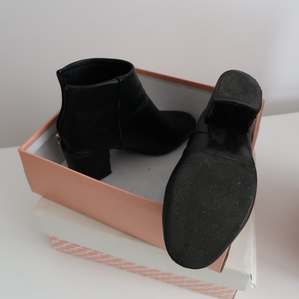 Black Heeled Ankle Boots